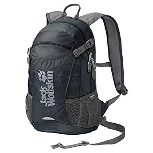 Jack Wolfskin 2004961 VELOCITY 12 Rucksack, Ebony, ONE SIZE