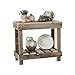 del Hutson Designs- Rustic Barnwood Sofa Table, USA Handmade Reclaimed Wood (Natural)