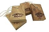 Moth Protection - Cinnamomun Camphcra Old Root Blocks Moth Away For Closet and Drawer Storage - 4 piece