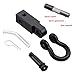 Shackle Hitch Receiver, H-Zonealph Perfect Towing Accessories for Trucks, Jeeps and SUV – Connect Your Tow Strap for Vehicle Recovery to This 10000 Lbs Capacity Receiver, Mounts to 2” Receiver
