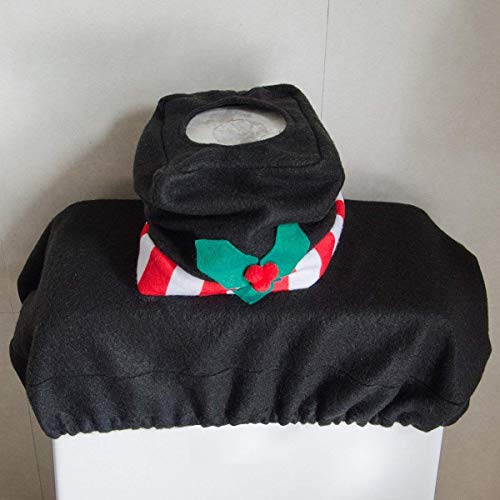 ShellKingdom Snowman Santa Toilet Seat Cover Set (Style C)