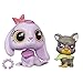 Littlest Pet Shop Pet Pawsabilities Lilac Bennett and Bowzer Newton Doll