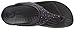 crocs Women's Sloane Embellished Flip Flop, Black/Multi, 9 M US