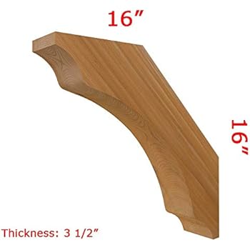 Pro Wood Market - Wood Brace 64T1 Smooth Finish -Projection 16