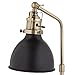 Amazon Brand – Rivet Industrial Metal Adjustable Table Lamp, Bulb Included, 19