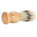 Docooler Bristle Shaving Brush with Wood Handle Men's Shave Brush for Razor Male Facial Cleaning Brush for Beard Yellow