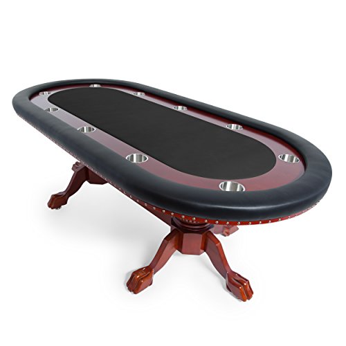 image for BBO Poker Rockwell Poker Table for 10 Players with Black Speed Cloth P