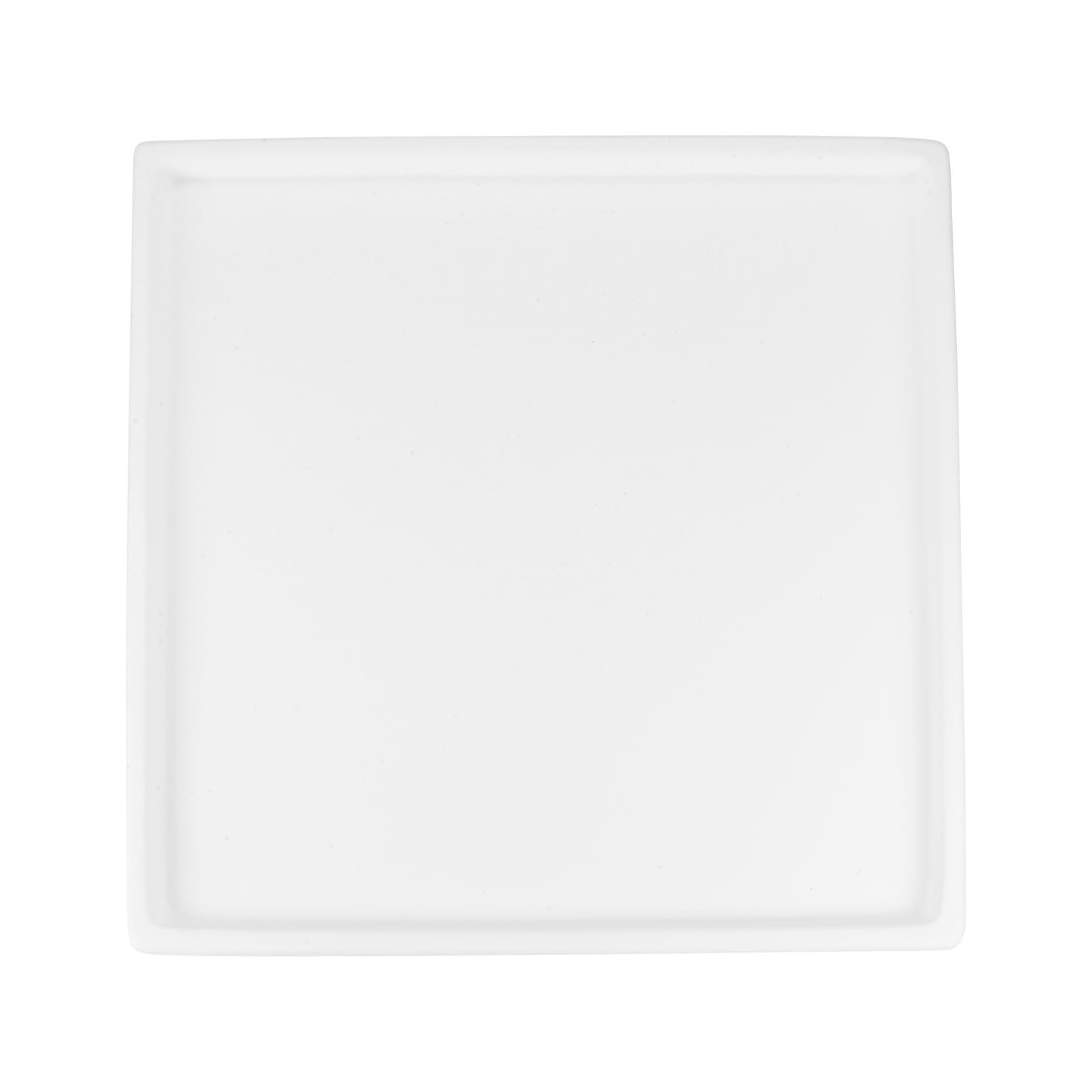 Photo 1 of M METERXITY Ceramic Plant Saucer, 8 Inch Plant Water Catcher Tray, Plant Pot Saucers for Indoor/Outdoor Plants/Flower Drainage Drip Water Tray [Square White]