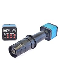 aihome 14 MP HD lente de cámara tarjeta TF + 180 x zoom microscopio C Mount C Mount Digital TV HDMI USB estándar de la Industria