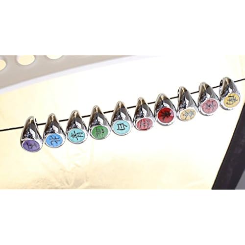 Naruto Akatsuki Rings - Naruto Akatsuki