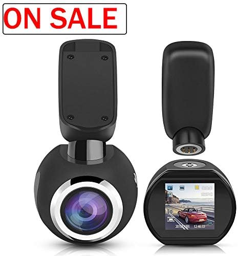 Smaller & Lighter,Dash Cam 1080P FHD DVR Car Dashboard Camera Video Recorder Cars 170° Wide Angle WDR 1.5 inch LCD, Sony Sensor, Night Vision,Motion Detection, Loop Recording G-Sensor