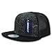 DECKY Camo Flat Bill Trucker, Black/Night