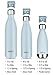 MIRA Stainless Steel Vacuum Insulated Water Bottle | Leak-Proof Double Walled Cola Shape Bottle | Keeps Drinks Cold for 24 Hours & Hot for 12 Hours (Pearl Blue, 25 oz (750 ml, 0.8 qt))