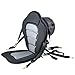 iGuerburn Kayak Seat Adjustable Padded Canoe Backrest Cushioned Comfotable High Back Deluxe Boat Support with Detachable Seat Storage Bag for Fishing Universal Sit
