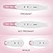 AFAC Pregnancy Test, 3 Pregnancy Tests with HCG Pregnancy Test Strips, Early Detection Pregnancy Test Kit, 2 Big Result Windows, Over 99% Accurate