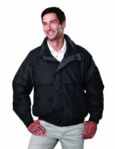 Tri-Mountain 7800 Men's Dakota 3-in-1 Nylon Shell Jacket Black/Black 5XLT Tri-Mountain 7800 Men's Dakota 3-in-1 Nylon Shell Jacket Black/Black 5XLT