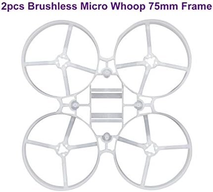 Brushless Micro Whoop 75mm Frame 2pcs Tiny Frame for 0603 0703 Brushless Motors KINGKONG TINY 7 Micro FPV Quadcopter Mini Drone