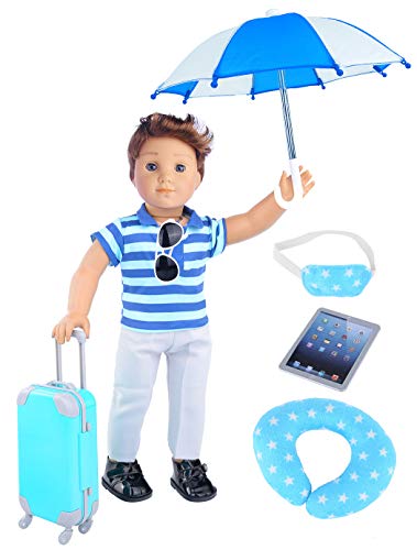 Ripley - EBUDDY MALETA DE VIAJE CON ROPA DE MUÑECA 9 PIEZAS PARA MUÑECAS  AMERICANAS DE 18.0IN INCLUYE CAMISA PANTALONES ZAPATOS
