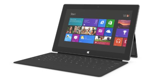 Microsoft Surface 64GB Tablet (Dark Titanium) with Black Touch Cover