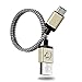 Type C Cable, Cambond 1ft Short Braided Reversible 2.0 USB Cable for LG G5, Nexus 6P, Nexus 5X, OnePlus Two, New Macbook 12 inch, Google ChromeBook Pixel, Lumia 950 / 950XL, Pixel C, More (Gold)