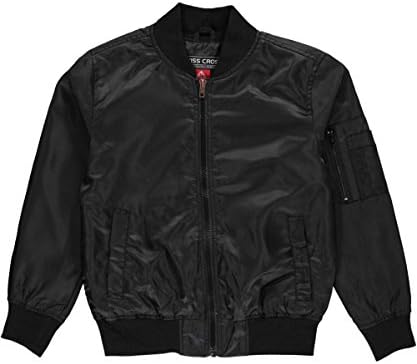 Swiss Cross Big Boys' "Definitive Ease" Flight Jacket - black, 10-12