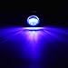 MADCATZ Meerkatt (Pack of 10) 3/4 Inch Miniature Round Blue LED Side Marker Indicator Light Clearance Lamp Compatible with ATV Truck Trailer Bus Pickup Waterproof 12V DC