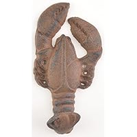 TGL Direct Lobster Design Cast Iron Wall Hook 5.625" Tall