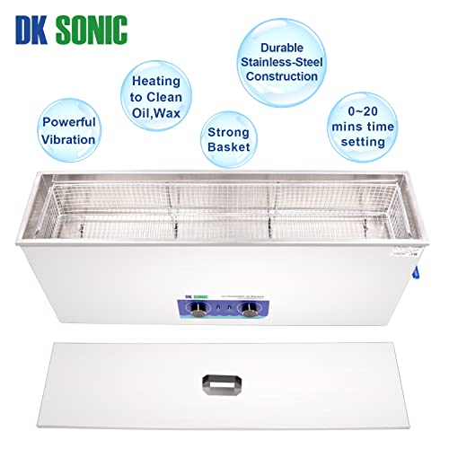 DK SONIC 30L Ultrasonic Gun Cleaner with Timer Basket and Stainless