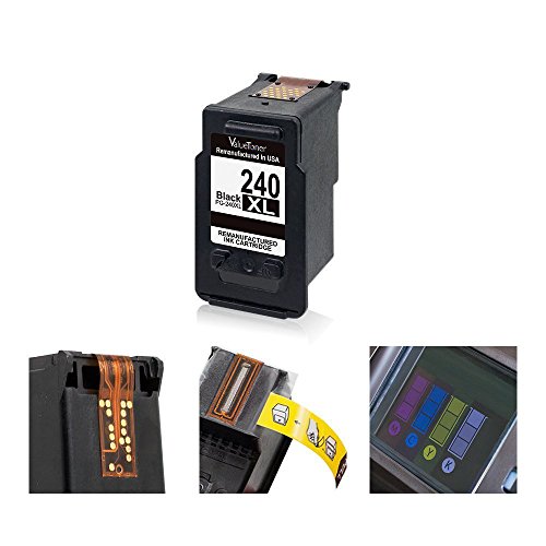 New York Toner New Compatible 2 Pack PG-240XL CL-241XL High Yield Inkjet For - PIXMA MG3222 | PIXMA MG4120 | PIXMA MG4220 | PIXMA MG3520| PIXMA MX432. -- Black Color