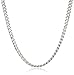 Amazon Essentials Men's Stainless Steel Classic Cuban Link Necklace, 24