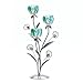 Accent Plus Triple Peacock Bloom Candleholder