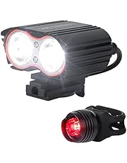 Luci Bici LED Victagen - 8000 Lumen, Impermeabili | Illuminazione Potente Per Sicurezza