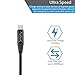 Smarty USB Type C Cable Nylon Braided Charger 6ft 2 Pack - Fast Charging & Sync Power Cord for Samsung Galaxy Note 8 S8/S8 Plus, Google Pixel 2 XL, LG V20 V30 G5 G6, Nexus 5X, Nintendo Switch - Black