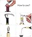 Kato 5 Pcs/set Deluxe Wine Bottle Opener Accessories Gift Set - Wine Bottle Opener, Wine Stopper, Wine Drip Ring, Wine Foil Cutter and Wine Pourer