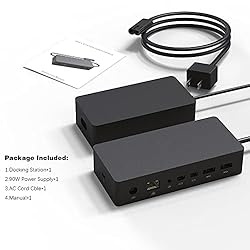 Surface Docking Station with 90W Power Supply for