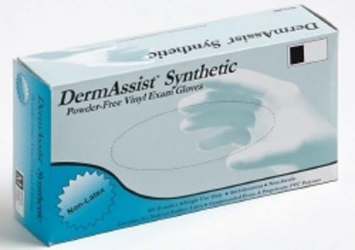 INNOVATIVE DERMASSIST VINYL SYNTHETIC POWDER FREE EXAM GLOVES Medium Gloves, Series (SYN), 100/bx, 10 bx/cs by Innovative Healthcare Corporation