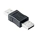USB Male to USB Male Gender Changer Adapter Coupler Converter ,Random Color