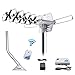 Housmile Outdoor TV Antenna Stable Signal with HD Antenna 360° Rotation 150 Miles Widely Signal Range, UHF/VHF/FM Radio with Wireless Remote Control