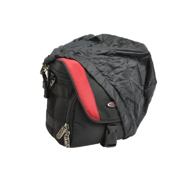 Progallio PRO-SET - Foto-Tasche Typ X-TREME OUTDOOR black-red professional mit Regencape im Set mit ultraleichtem… – Bild 7