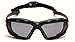 Pyramex Safety - SBG5020DT Highlander XP Eyewear, Black-Gray Frame/Gray Anti-Fog Lens