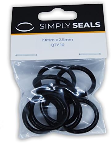 19mm x 2.5mm Metric Nitrile O-Rings - 70A Shore (Pack of 10)
