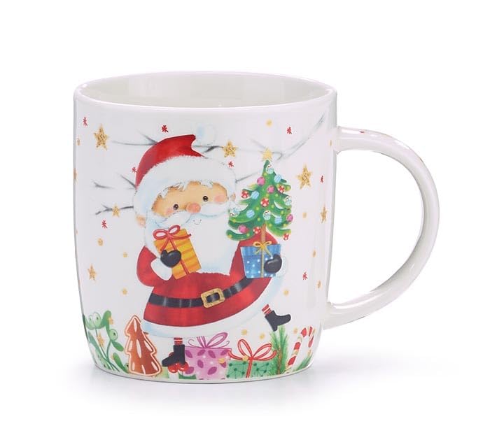 Photo 1 of ******SIMILAR ITEM***
burton+BURTON Santa with Tree Mug with Gift Caddy, 11-Ounce, Bone China, Multicolor