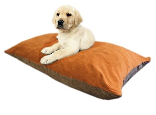 ehomegoods 47'x29' XL DIY Do It Yourself External Sudan Brown Comfortable Coral Fleece Micro Plush Brown Suede with Inner Waterproof Water Resistant Duvet Bed Covers for Pet Dog and Cat Extra Large