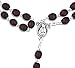 Vatican Imports Traditional Seven Sorrows Rosary | Catholic Sorrowful Mother Devotional Chaplet with Dark Wood Beads | Makes a Great First Communion or Confirmation Gift!
