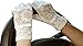 Women Lace Uv Protection Gloves Summer Short Driving Gloves Touch Screen, Beige