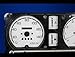 1986-1988 Suzuki Samurai Tach METRIC KPH KMH White Face Gauges
