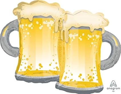 Amazon Com Beer Mugs Balloons Drink Cheers To Beers Party