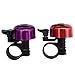 TRENDBOX 1 Set 6 Colors Alloy Bicycle Bike Cycling Handlebar Bell Ring Horn Sound Emergency Alarm Alert Warning Loud Lightweight for Safety