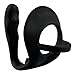 FST Erection Enhancing Cock Ring and Anal Plug Combo, Male Anal Silicone Sex Toy, Stimulate Prostate Achieve Incredible Orgasms, Black