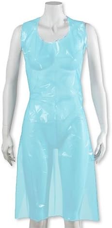 1000 Disposable Plastic Aprons On A Roll (5x200) (Blue)